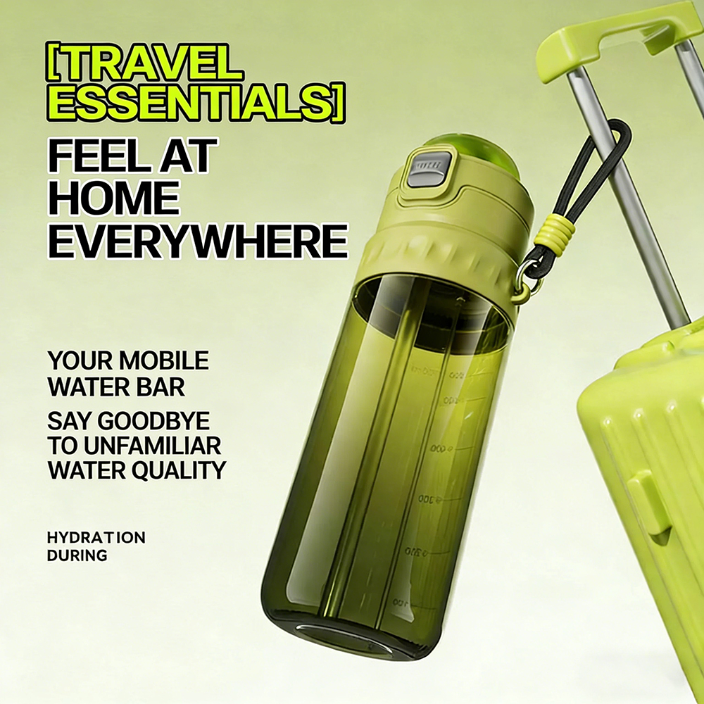 750ML Portable Mist Spray Wate - Smart Water Bottle Tracker reseña y precio