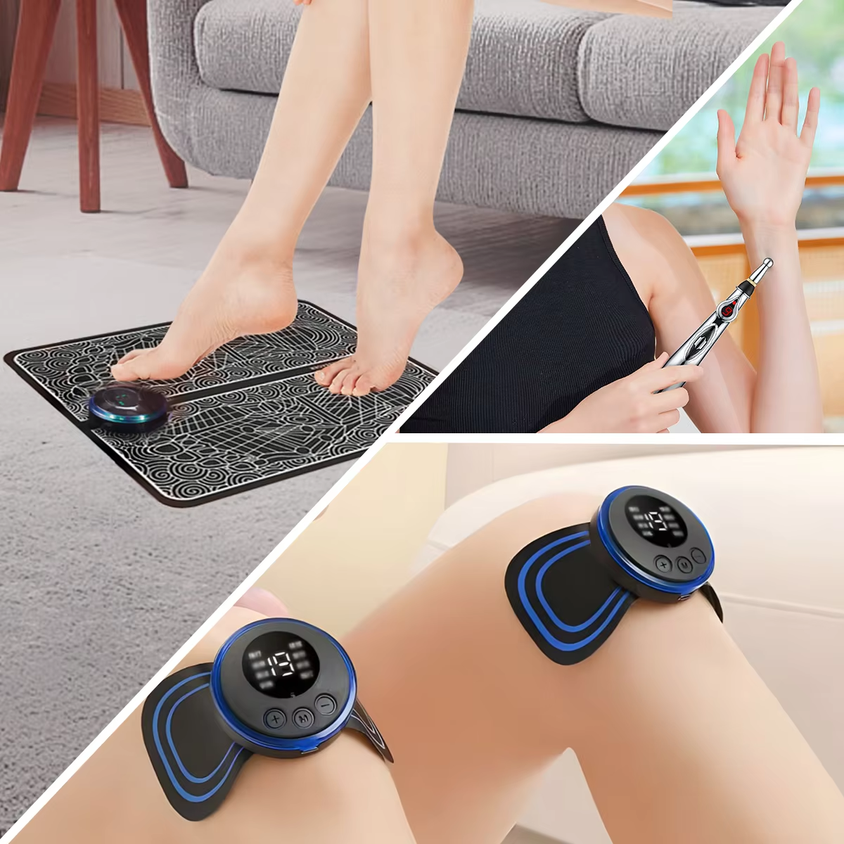 3PCS Home Massager Set EMS Foo - Unique Electronics Gadgets reseña y precio