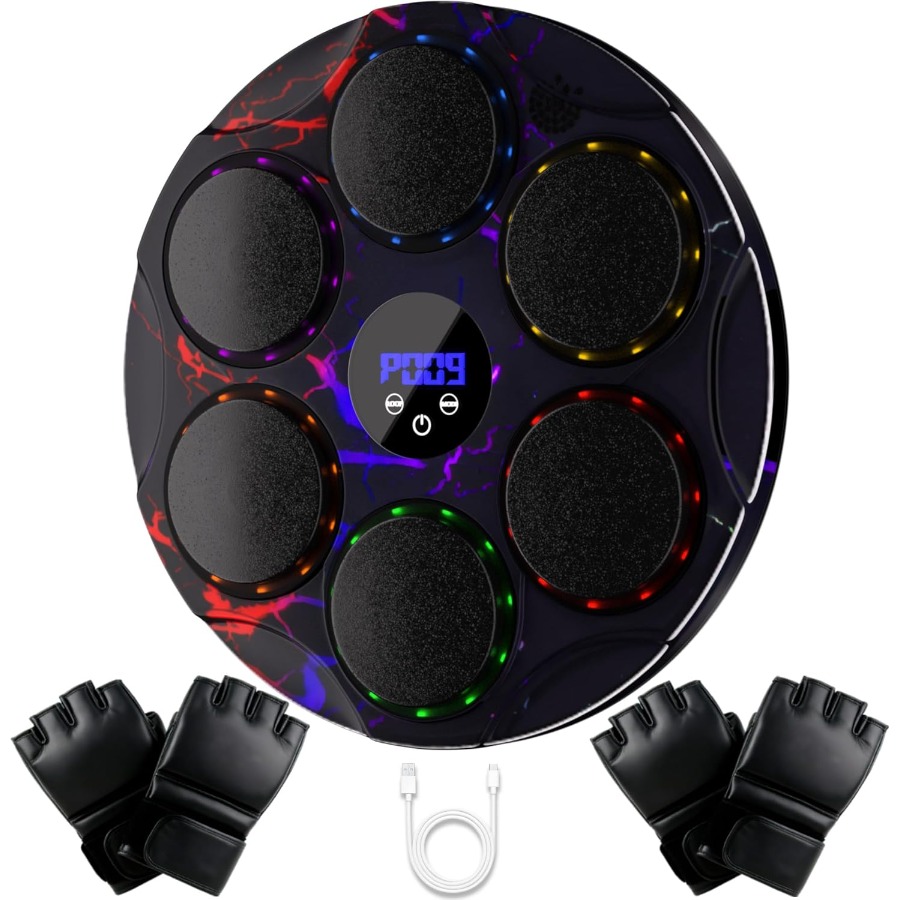 Wall Mounted Music Boxing Mach - Led Gloves Music reseña y precio