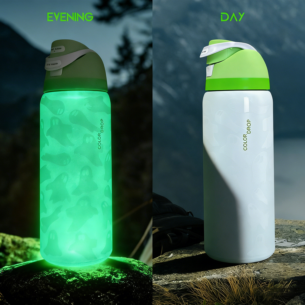 Owalaa nightlight ghost 32oz/9 - Smart Water Bottle Tracker reseña y precio