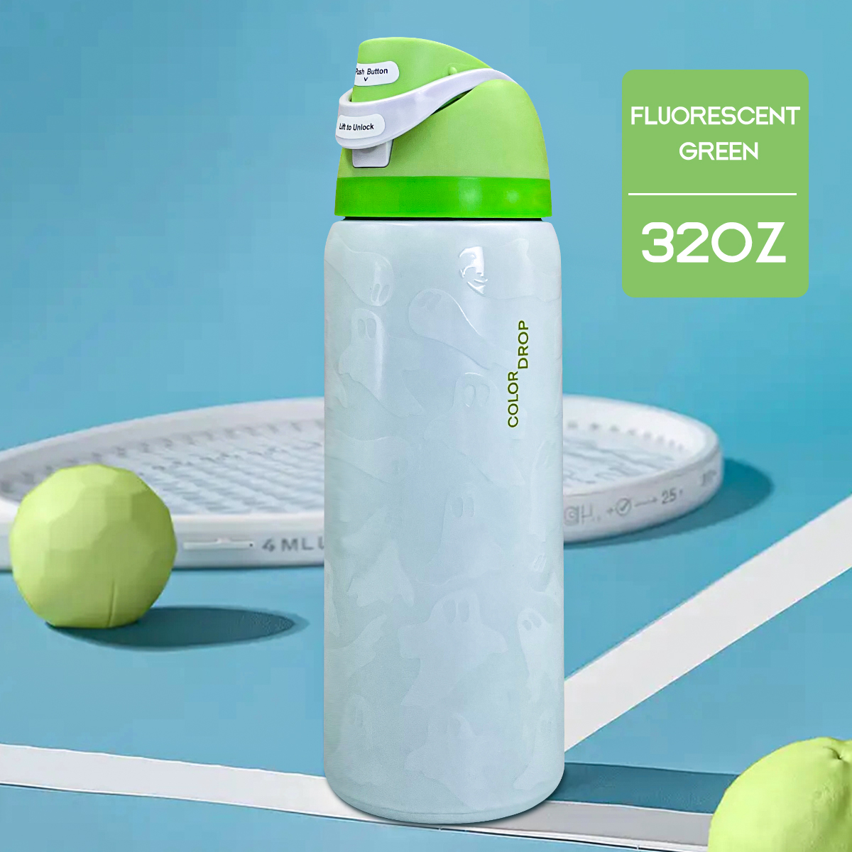 Owalaa nightlight ghost 32oz/9 - Smart Water Bottle Tracker reseña y precio