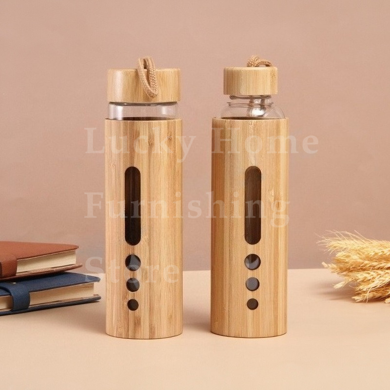 550ML Borosilicate Glass Water - Smart Water Bottle Tracker reseña y precio