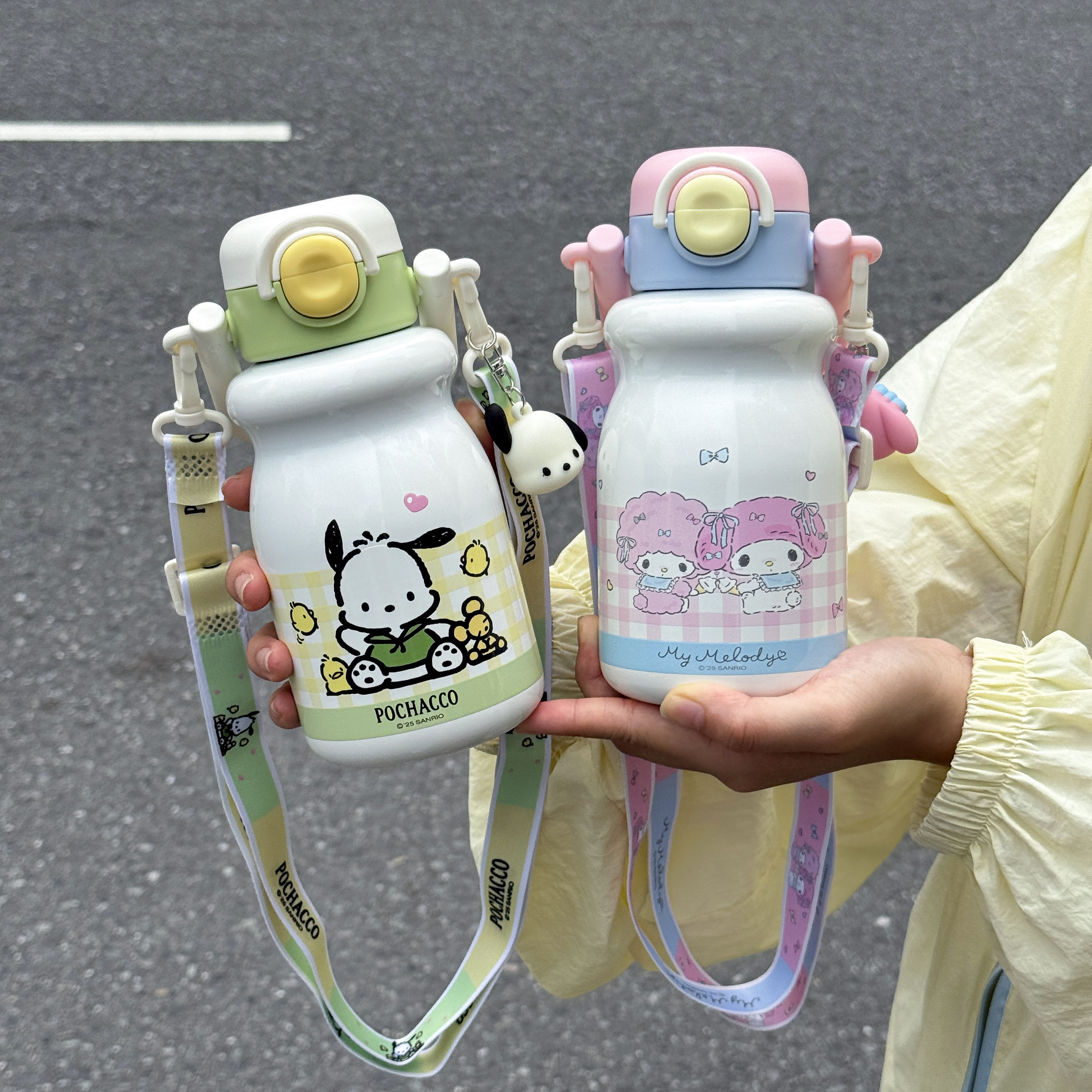 1Pc Sanrio Double-Layer Vacuum - Smart Water Bottle Tracker reseña y precio