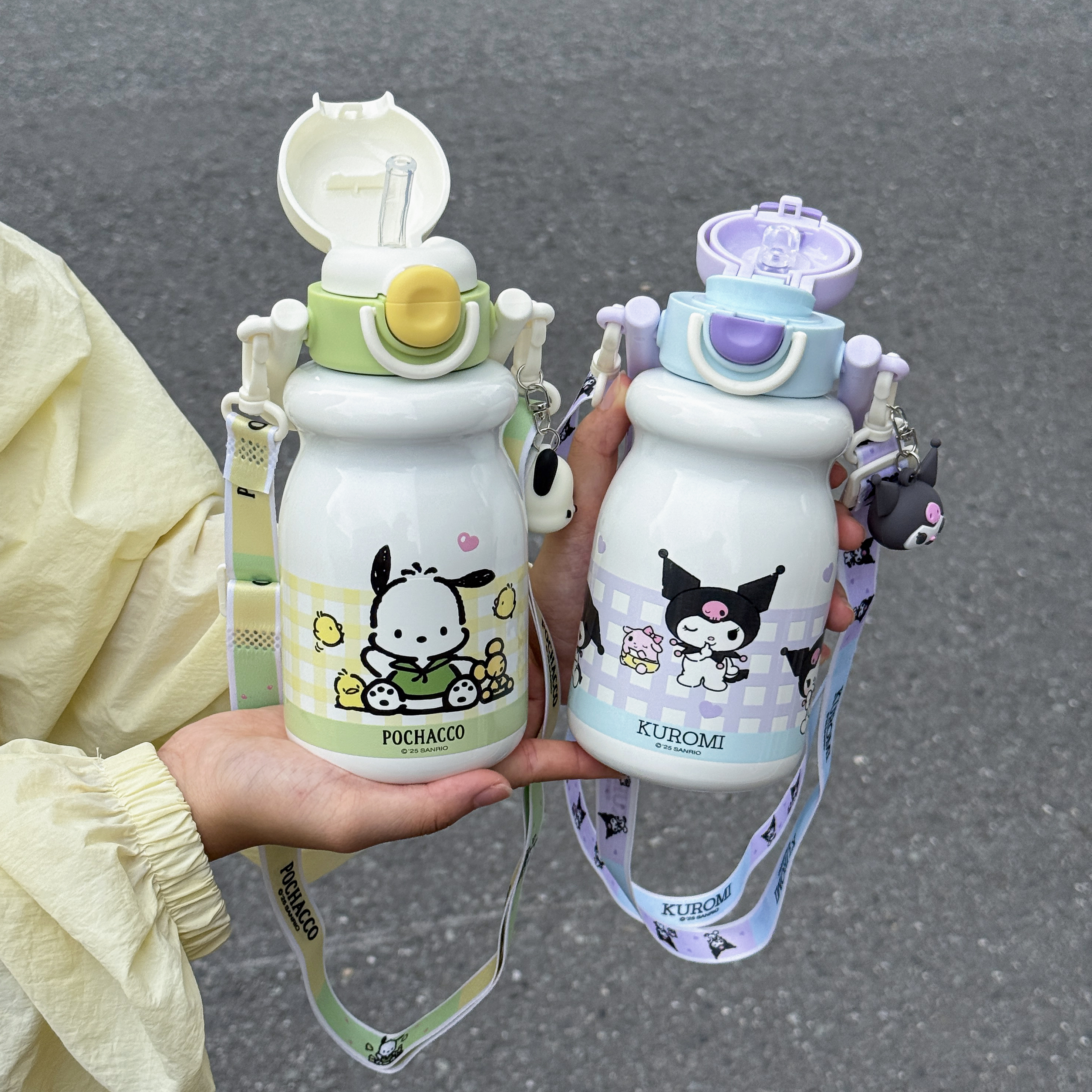 1Pc Sanrio Double-Layer Vacuum - Smart Water Bottle Tracker reseña y precio