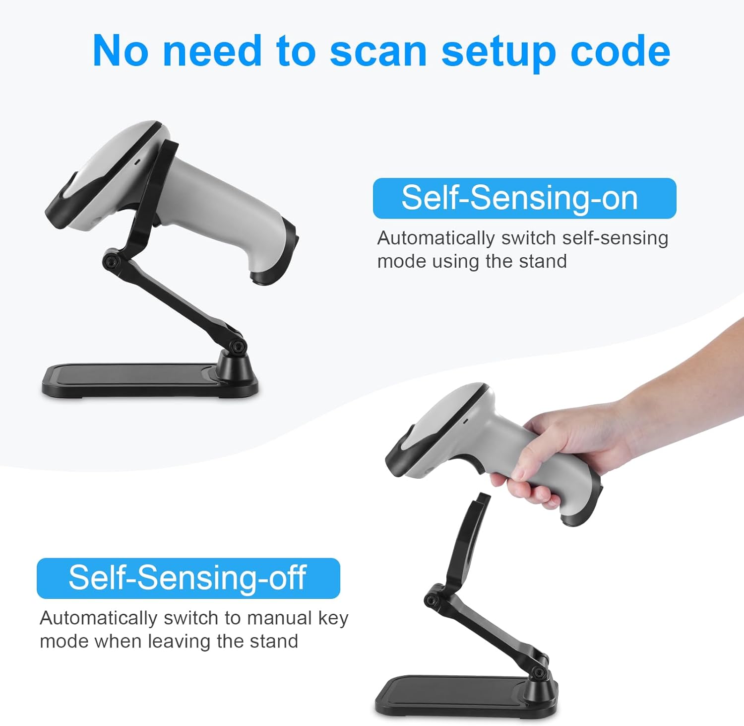 JRHC Wireless Barcode Scanner  - Barcode Scanner Wireless reseña y precio