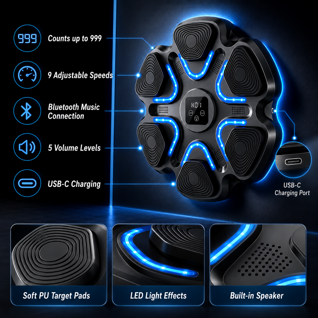 Music Boxing Tool Music Boxing - Led Gloves Music reseña y precio