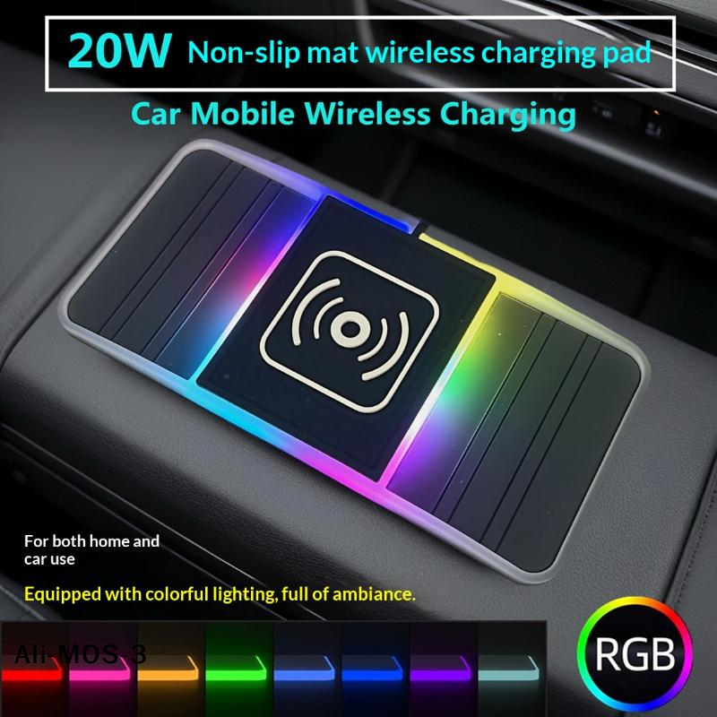 【S】20W Car Wireless Charger Ca - Wireless Phone Charger Pad reseña y precio