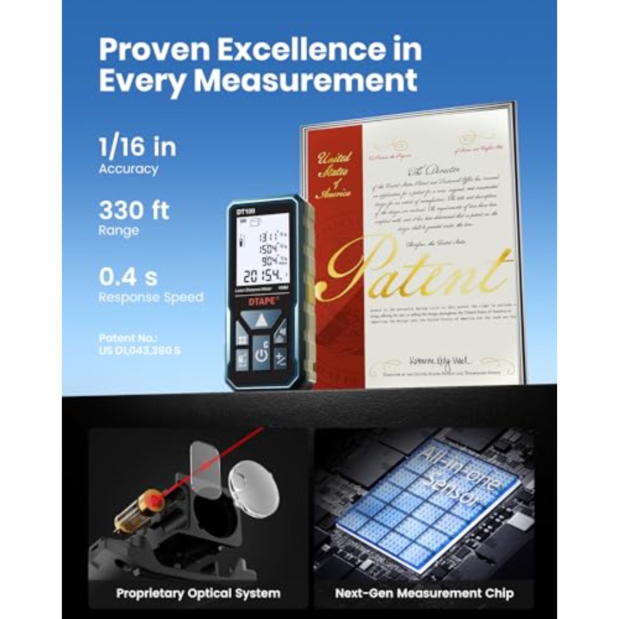 Laser Measure 330 Ft Digital L - Electronics & Gadgets Starting With C reseña y precio