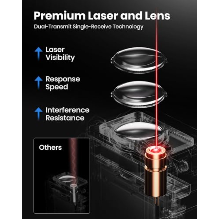 Laser Measure 330 Ft Digital L - Electronics & Gadgets Starting With C reseña y precio